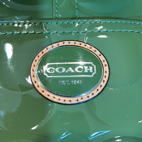 Coach Medium Patent Leather Tote Bag - Picture 3 of 16
